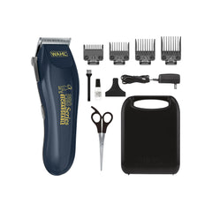 WAHL Deluxe Pro Series Cordless Lithium Ion Clipper Kit for Dog Grooming at Home with Heavy Duty Motor, Self-Sharpening Blades, and 2 Hour Run Time - Model 9591-2100