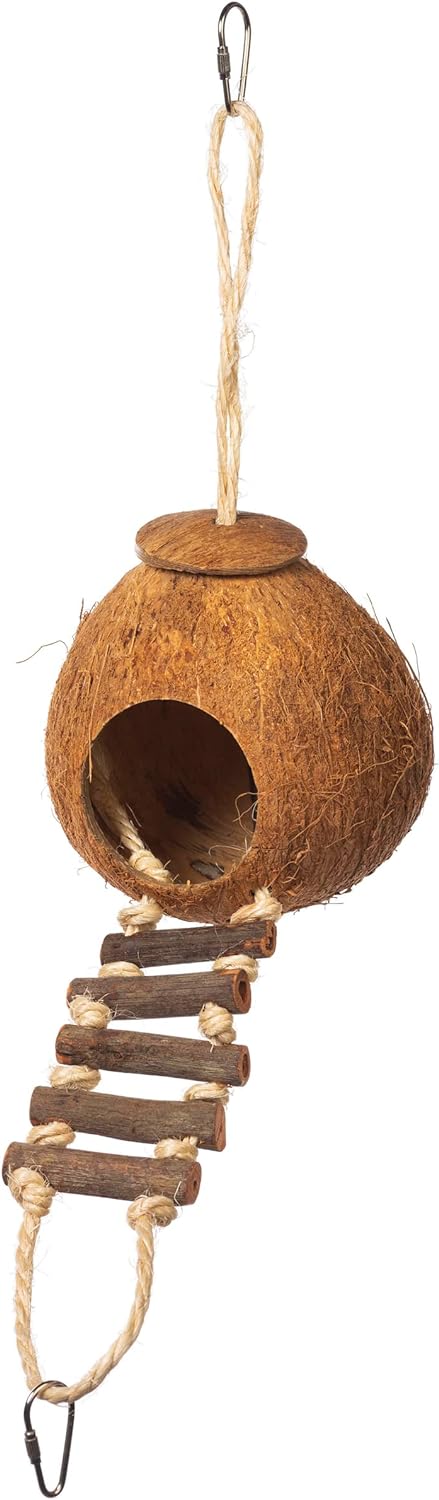 Prevue Pet Products Naturals Double Coconut Walk for Small Animals & Birds 62818,16X4X9